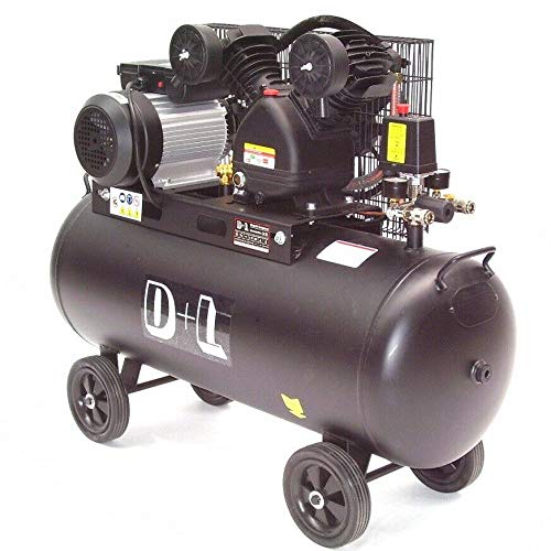 Druckluft Kompressor Kolbenkompressor 44315 V-Zylinder Kessel 100 Liter 10bar AWZ