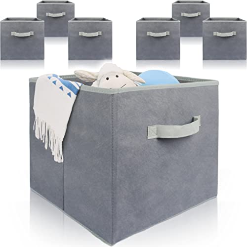Faltbare Stoffboxen Staubox Aufbewahrungsbox 30 x 30 x 30 cm (6er Set)