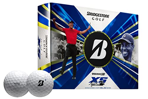 Bridgestone Tour B XS Golfbälle Tiger Woods Edition-Dzn Wht