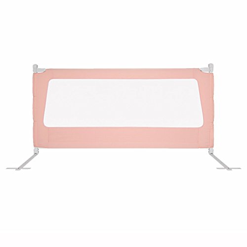 Extra-breite Bett-Schienen-Bett-Schutz-Baby-Sicherheit tragbar und stetig, große 150-200cm, 84cm Höhe (Farbe : Pink, größe : 200cm)