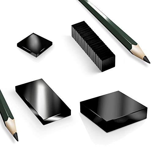 BlackEdition Neodym Magnete Quader N45 SCHWARZ, Black:15x15x3mm N45 15Kg (100St.)