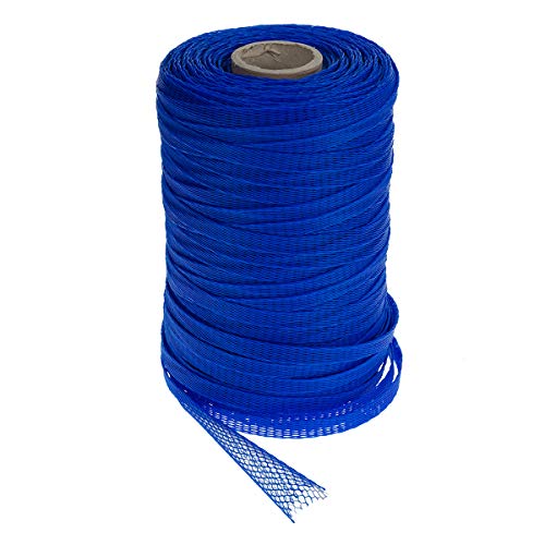 HaGa® 300 m Verpackungsnetz Netzschlauch Schutznetz Ø 15-25 mm blau | Oberflächenschutznetz | Netzbeutel | wiederverwendbar | Meterware