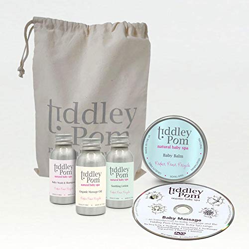 Tiddley Pom Natural Baby Spa und Massage Mini-Geschenktasche