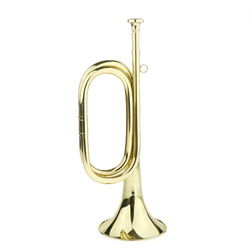 Tubayia Trompete Bugle Messing Instrument Blasinstrument für Studenten Kinder Schulband