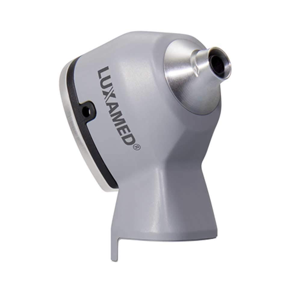 Luxamed LED Otoskop Kopf Ohrenleuchte Ohrenspiegel, für LuxaScope Auris Griff, grau