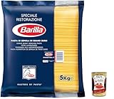 Pasta Barilla Spaghettoni Ristorante Nr. 7 italienisch Nudeln 5kg pack + Italian Gourmet polpa