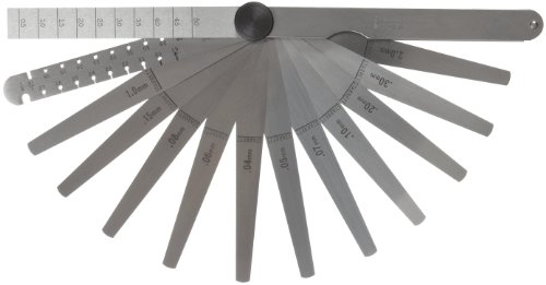 Starrett 245 m Engineer 's Kombination Taper, Draht, und dicke Gage, 12,7 mm Breite, 120 mm Länge