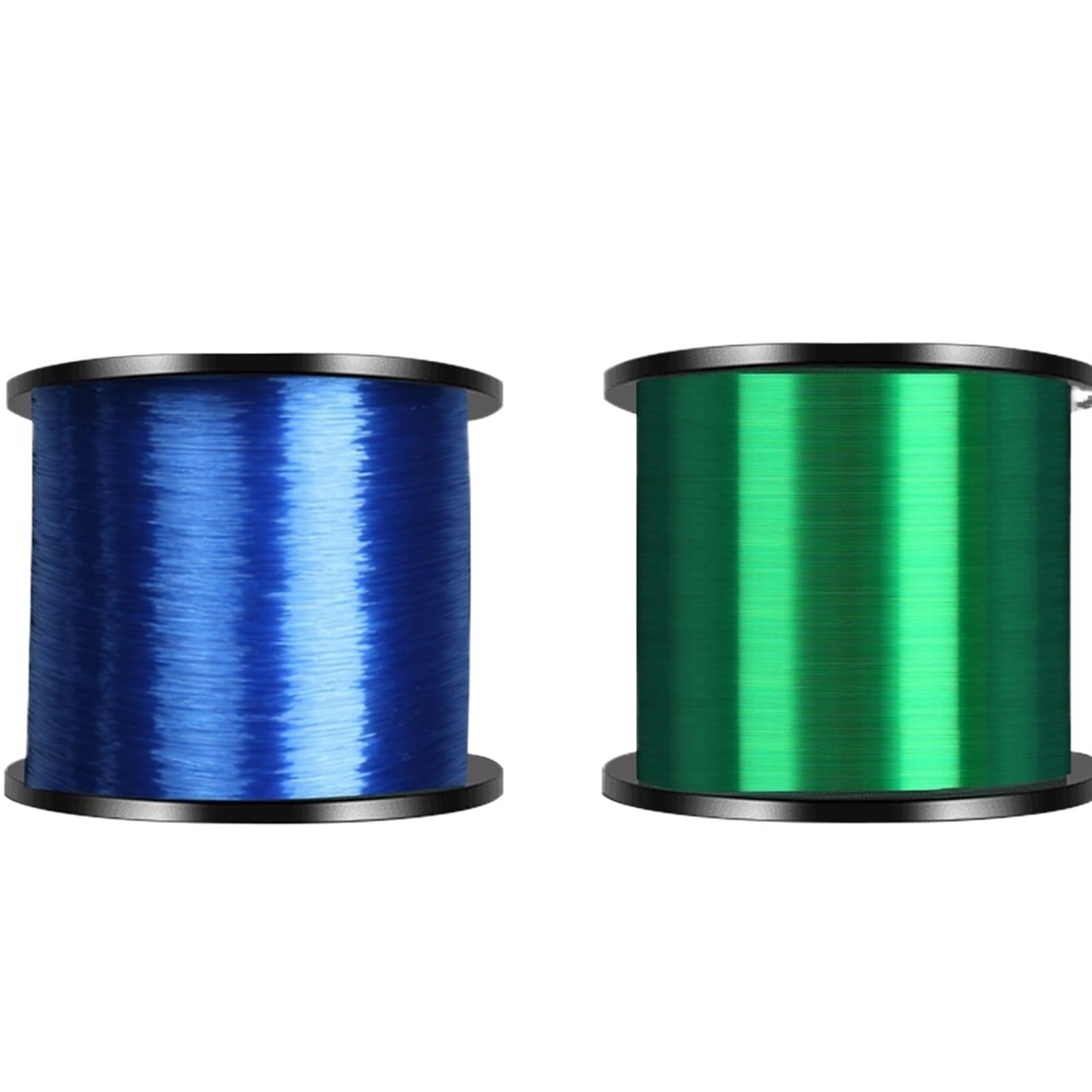 Angelschnur 1000 m Monofilament-Nylon-Angelschnur, 2 Stück, superstarke Nylonschnur, unsichtbare Hauptschnur, Salzwasser-Angelzubehör Fischdraht (Color : Blue Green, Size : 0.370mm-5.0)