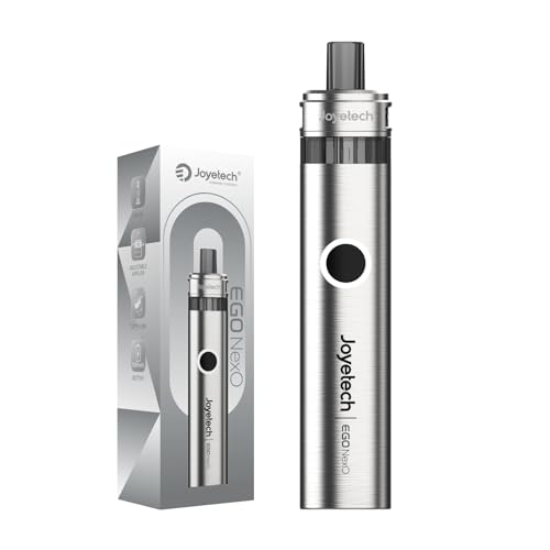 JOYETECH Ego Nexo Kit 1500mah 2ml Austauschbar En coils USB-C nachfüllbar E-Zigaretten ohne Nikotin (Silber)