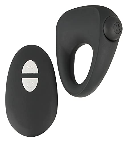 ORION Vibro-Penisring - eng anliegender Cock-Ring mit Fernbedienung für Männer, mit 10 Vibrationsmodi, Erektions-Intensivierung, schwarz