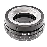 Shuangyu Tilt-Shift 360° Linse Drehen Sie den Lens Adapter für M42 Mount Objektiv auf Sony E-Mount Kamera NEX-3 NEX-3N NEX-3N NEX-5 NEX-5 NEX-F3 A6000 A5000 A3000 Alpha A7 A7R DSLR Kamera