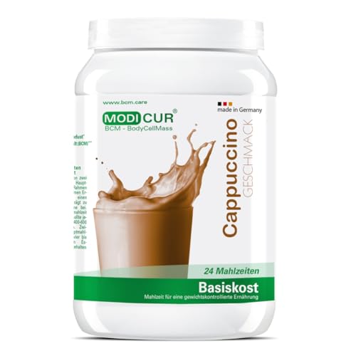 BCM Modicur Basis Cappuccino Schoko 1 Dose à 520g (24 Portionen/Eiweißshake/BCM BodyCellMass)