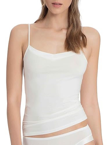 Calida Damen Unterhemd Cate, Elfenbein (Alabaster Crème 911), 36/38 (Herstellergröße: XS)