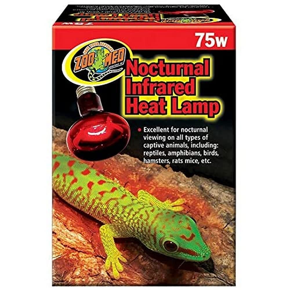 Zoo Med RS-250E Nocturnal Infrared Heat Lamp 250W Infrarotstrahler, Wärmequelle und Beleuchtung für Terrarien