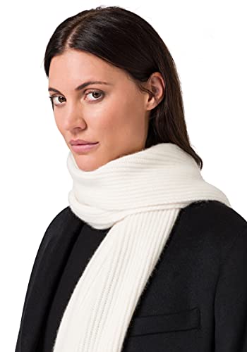 Style & Republic Damen Schal aus 100% Kaschmir | edler Damen-Schal aus feinstem Cashmere | Größe 196 x 28 cm (Beige)