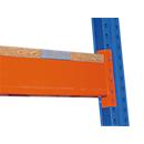 Schulte Lagertechnik Spanplatten-Ebene für Palettenregale, Stärke 38 mm, B 3300 x T 1100 mm, für Holmtiefe 50 mm, aufgelegt, inkl. Zentrierblechen 2