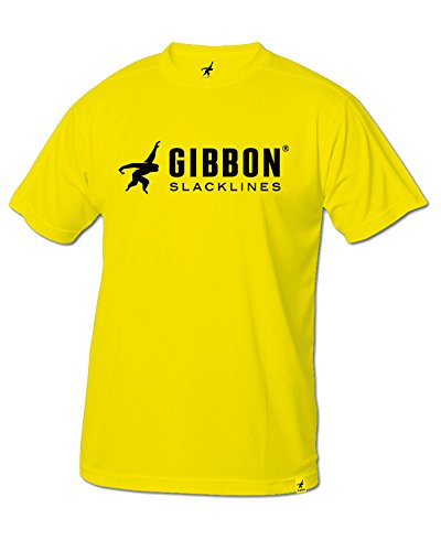 Gibbon Slacklines Jungen T-Shirt Boys Ersatzgurtband, Yellow, One Size