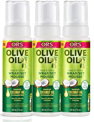 ORGANIC Root Stimulator Olive Oil Wrap-Set Mousse 207ml
