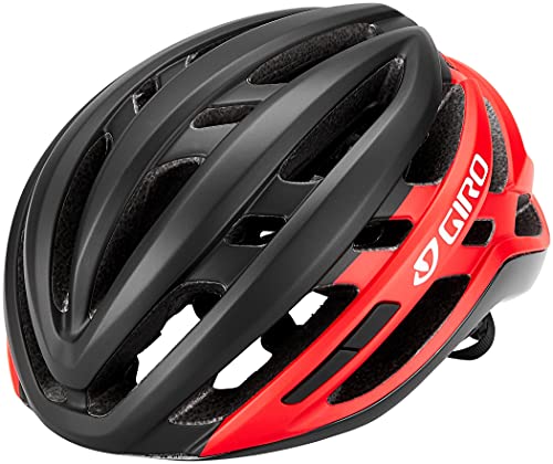 Giro Agilis Rennrad Fahrrad Helm schwarz/rot 2020: Größe: M (55-59cm)