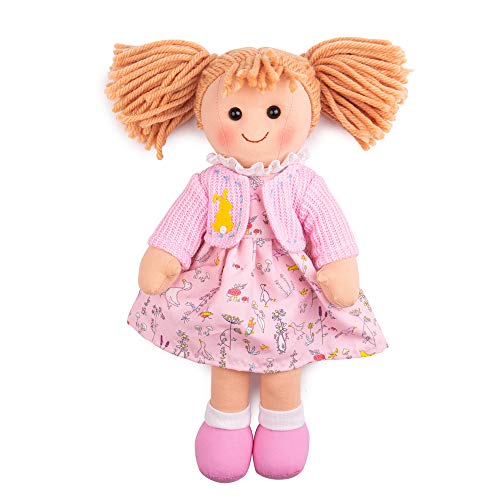 Bigjigs Toys Ella Doll - MEDIUM Ragdoll Cuddly Toy