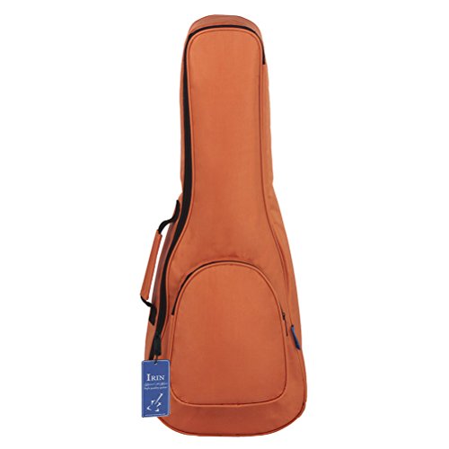 ULTNICE Ukulele-Tasche, 66 cm, gepolstert, langlebig, wasserdicht, mit großem Stauraum, Orange