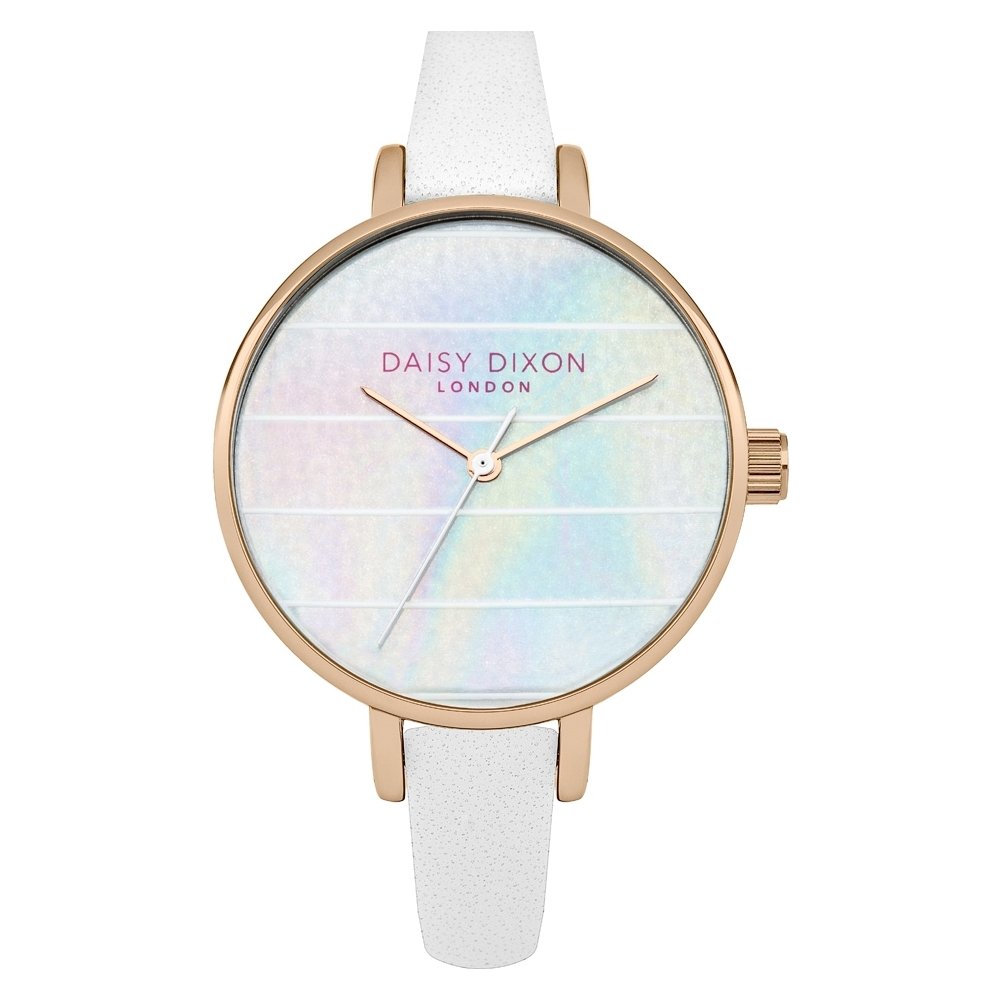DAISY DIXON Damen Analog Quarz Uhr mit Leder Armband DD024WRG