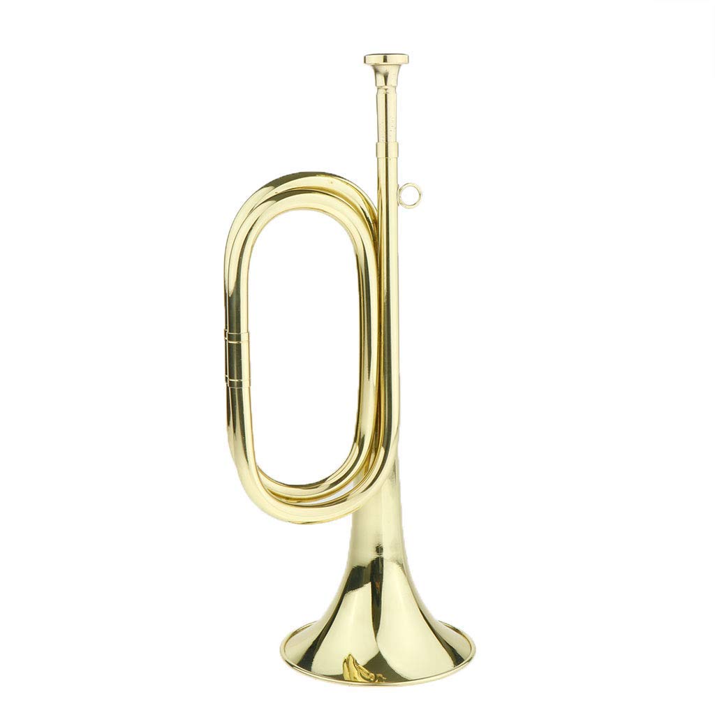 Tubayia Trompete Bugle Messing Instrument Blasinstrument für Studenten Kinder Schulband