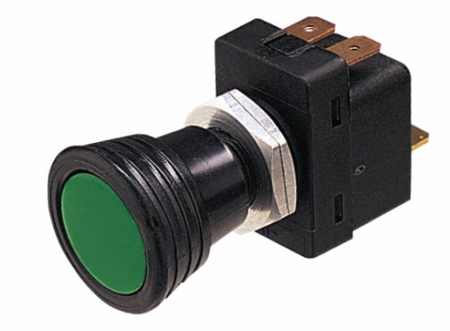 Hella 004778001 Illuminated On/Off SPST Push/Pull Switch with 3 Interchangeable Lenses by
