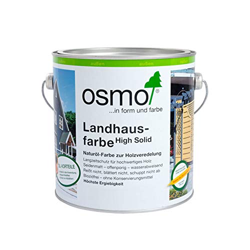 OSMO Landhausfarbe High Solid 2,5 Liter Kieselgrau 2708