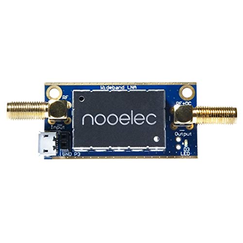 Nooelec Lana Barebones - LNA-Modul (Low Noise Amplifier) für Funk und Software Defined Radio (SDR). Breitband und lineare 20MHz-4000MHz Frequenzfähigkeit mit Bias-Tee und USB Stromversorgungsoptionen