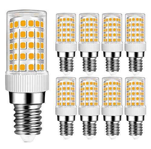 MENTA E14 LED 10W Warmweiss 3000K ersetzt 80W Halogenlampen 86 x SMD 2835 LED E14 LED Leuchtmittel Birne AC 220-240V Nicht Dimmbar 2 Jahre Garantie 8er-Pack