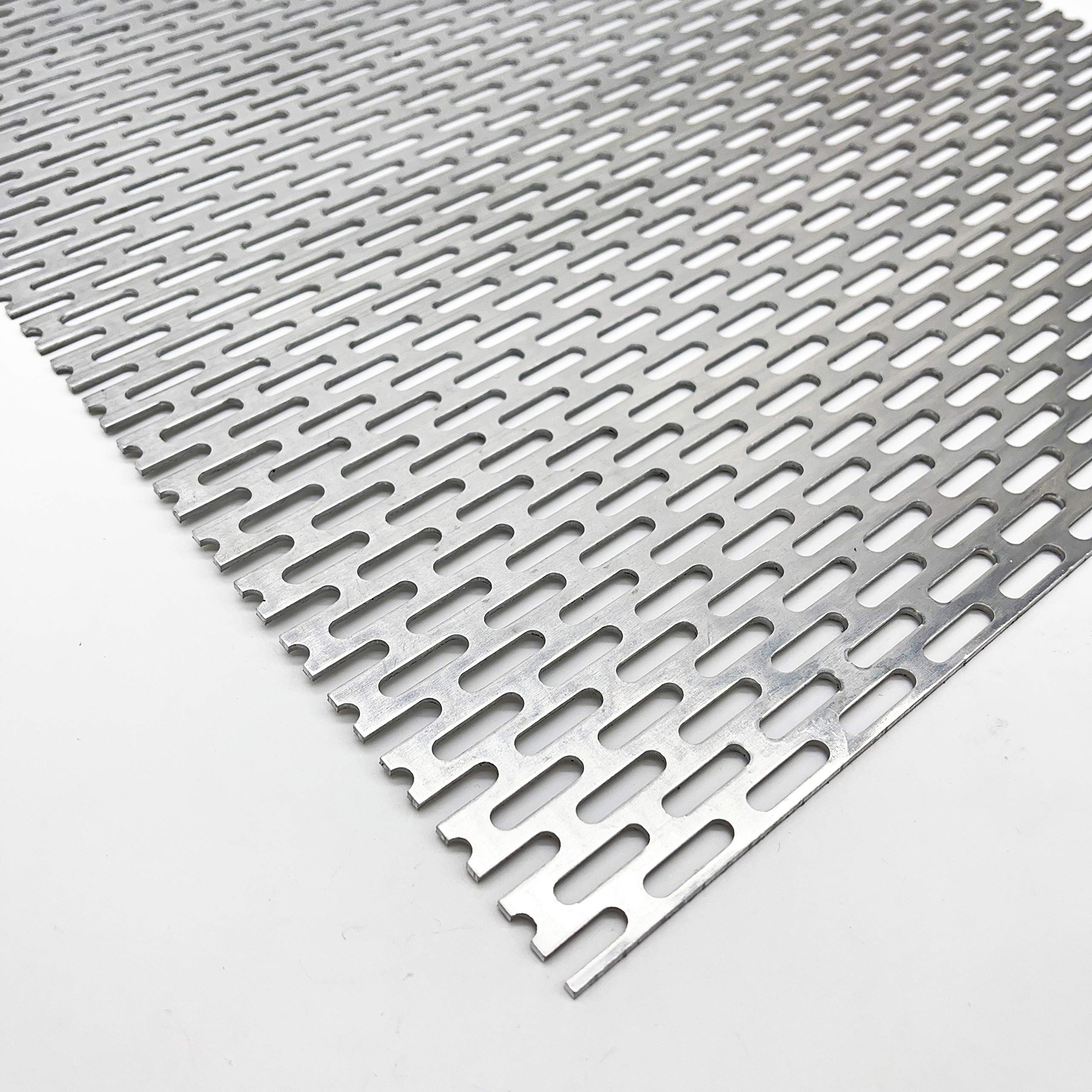 Aluminium Lochblech LV5x20 2mm dick (1000 mm, 400 mm)