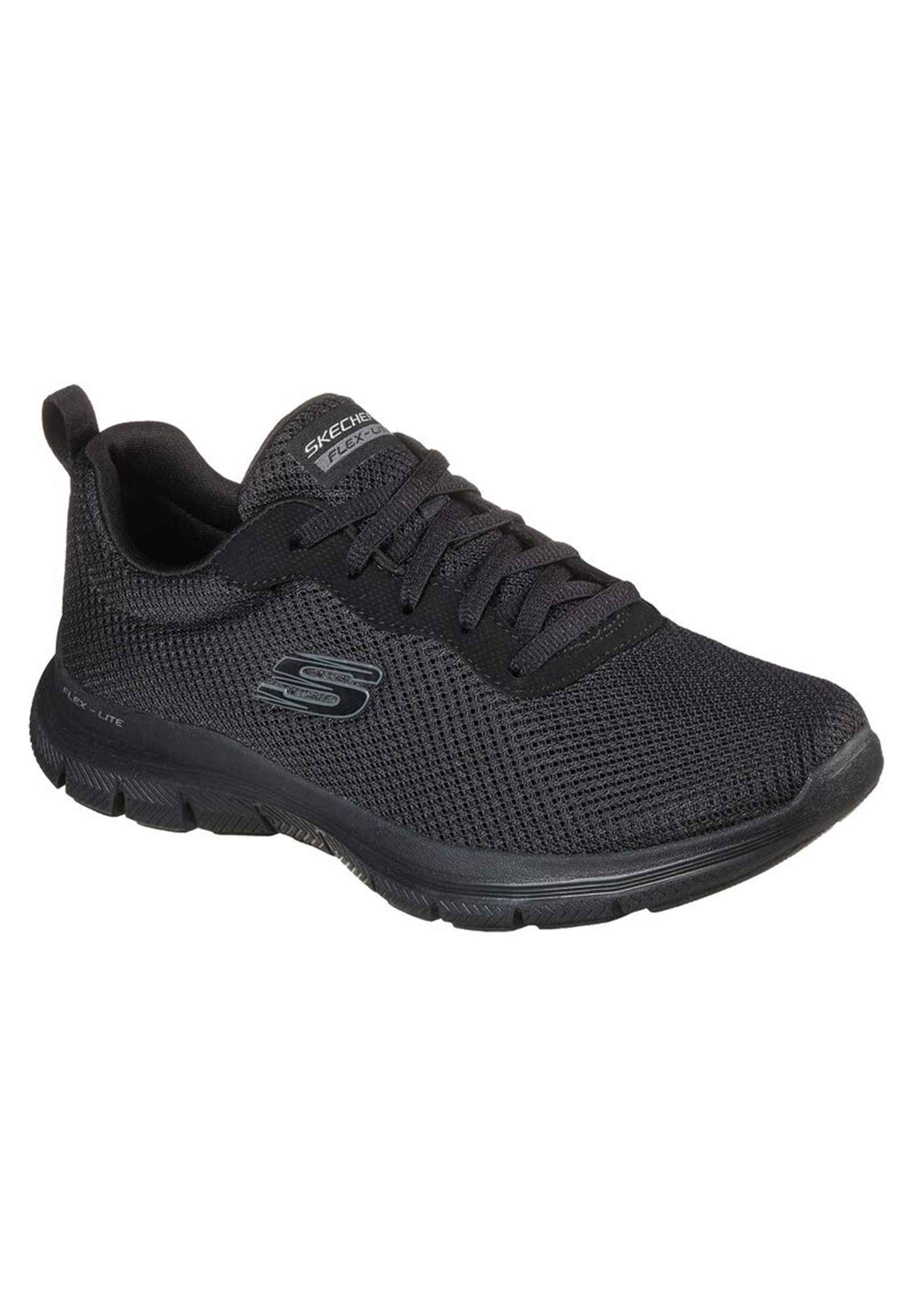 Skechers Women's Flex Appeal 4.0 Sneaker, BBK =Black Black, 8