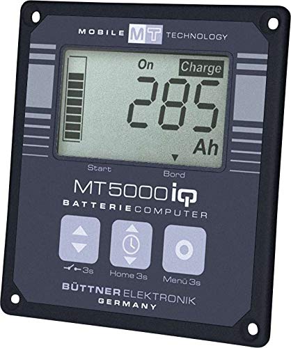 Büttner Batterie-Computer MT 5000iQ 200A-Shunt Anzeige Fahrzeug Strom Spannung Temperatur schwarz