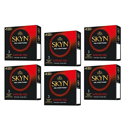Skyn - Packung mit 18 Kondomen, ohne Latex, Intense Feel, ultra-perlmutt