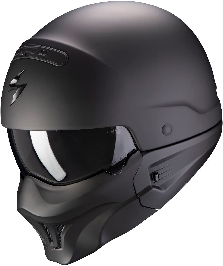 Scorpion Unisex Nc Motorrad Helm, Schwarz, L EU