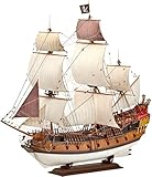 Revell Revell_05605 Modellbausatz Schiff 1 72 - Piratenschiff im Maßstab 1 72, Level 5, originalgetreue Nachbildung mit vielen Details, Segelschiff, 05605