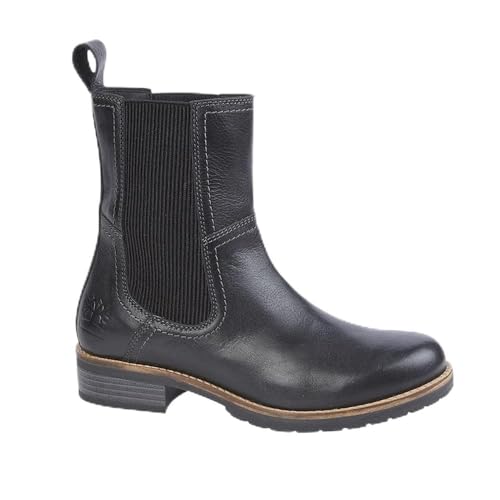 Woodland Knöchelstiefel aus Leder für Damen, Schwarz , 43 EU