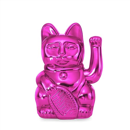 DONKEY Lucky Cat Cosmic Edition Venus Shiny Pink | Winekatze, Maneki Neko, 15 cm, in Geschenkverpackung