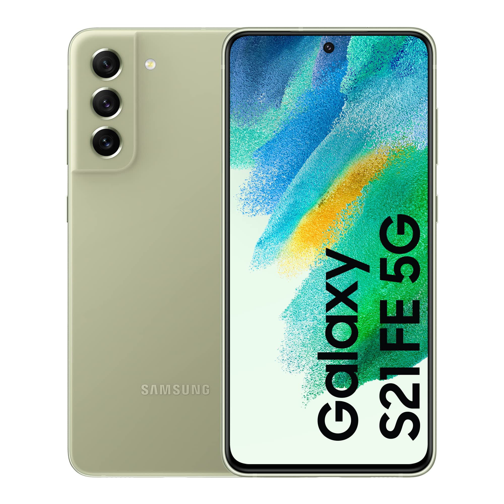 Samsung Galaxy S21 FE 5G SM-G990BLGD 16.3 cm (6.4) Dual SIM Android 12 USB Type-C 6 GB 128 GB 4500 mAh Olive