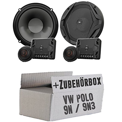 JBL GX600C | 2-Wege | 16,5cm Lautsprecher System - Einbauset für VW Polo 9N 9N3 Front - justSOUND
