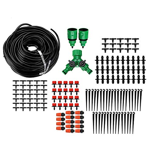 TuToy 40M Water Drip Irrigation Kit Set Automatisches Micro Drip Garden Spray Bewässerungssystem