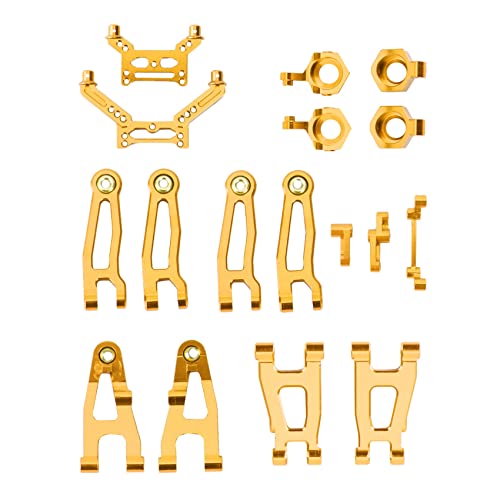 Hbaebdoo Upgrade-Set aus Metall, schwenkbarer Arm für SG 1603 SG 1604 SG1603 SG1604 UD1601 UD1602 1/16 Autozubehör, ferngesteuert, Gelb