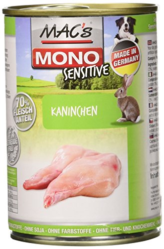 MAC's Mono Sensitive Kaninchen, 6er Pack (6 x 400 g)