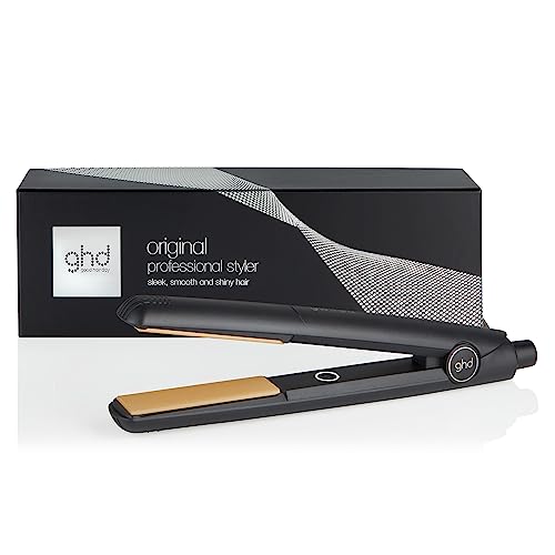 ghd Original Styler - Professioneller Haarglätter für poliertes, weiches und glänzendes Haar, sorgt für glatte bis gewellte Haare, Single-ZoneTM-Technologie, Keramikplatten, schwarz