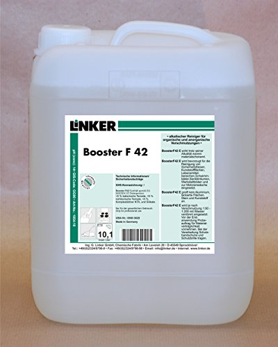 Linker Chemie Booster F42 Schonreiniger VE 10 x 1 Liter Flasche | Reiniger | Hygiene | Reinigungsmittel | Pflegemittel | Pflege | Reinigungschemie |