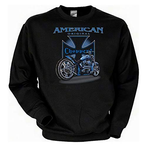 Geile-Fun-T-Shirts geil bedrucktes Biker & Motorrad Sweatshirt/American Original Choppers ! /Größe L