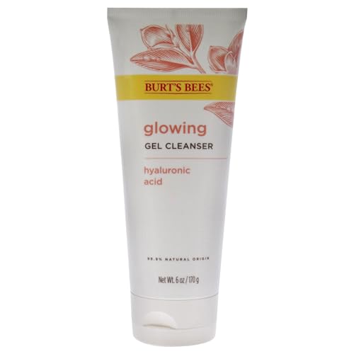 Burts Bees Truly Glowing Gel Cleanser for Unisex 6 oz Cleanser White