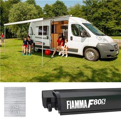 Fiamma F80s 340 Markise schwarz, 340cm, Royal Grey