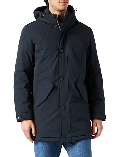 Springfield Herren Parka Larga Daily Jacke, Marineblau, XS